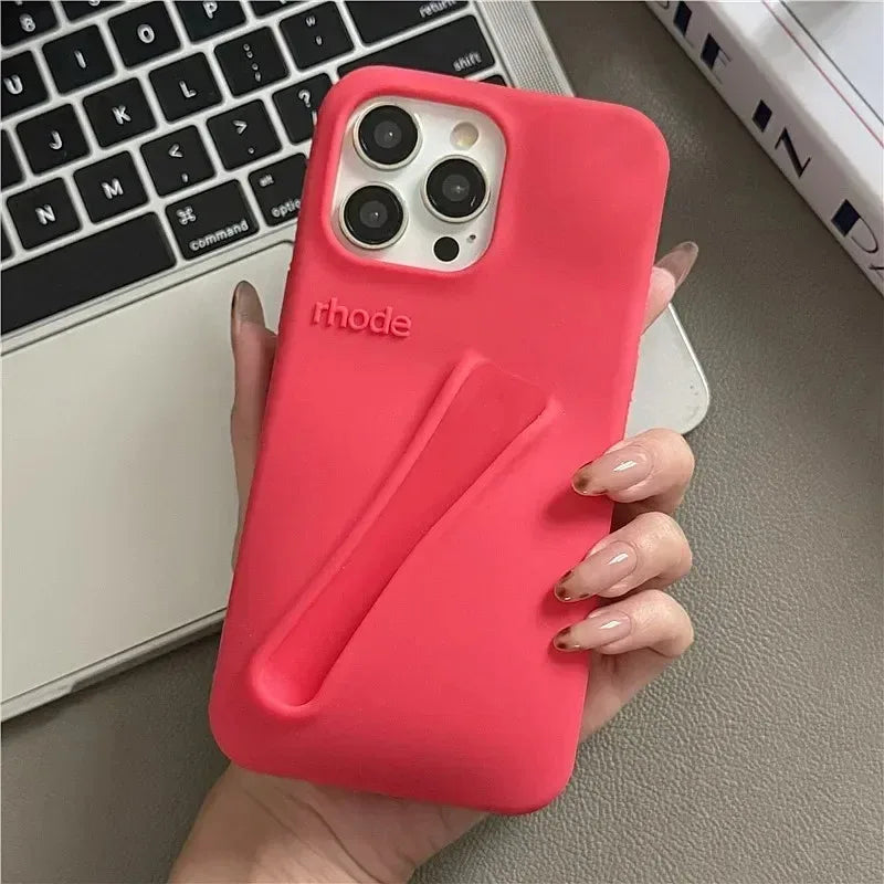 Coque Souple en Silicone de Marque pour iPhone 17 16 15 14 13 12 11 Pro Max Plus Air, Étui Portable pour Téléphone (sans Rouge à Lèvres ni Boîte)